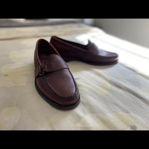 Men’s Polo dark chestnut dress shoes
